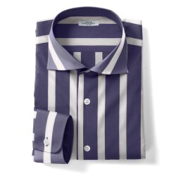 [アルビニ] ボールドストライプ-ネイビー #7887_写真3