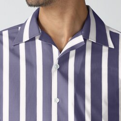 [アルビニ] ボールドストライプ-ネイビー #7887_写真5