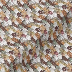 [TEXTA テクスタ] 町並みプリント-ベージュ #7890_写真1