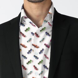 [TEXTA テクスタ] スポーツカー柄プリント #7894_写真2