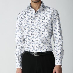 [TEXTA テクスタ] 馬柄プリント-ネイビー #7895_写真4