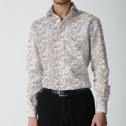 [TEXTA テクスタ] 鳥フレーム柄プリント #7899_写真4