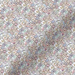 [TEXTA テクスタ] 鳥フレーム柄プリント #7899_写真1