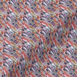 [TEXTA テクスタ] ワイン柄プリント-ネイビー #7901_写真1