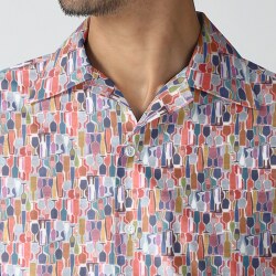 [TEXTA テクスタ] ワイン柄プリント-ネイビー #7901_写真5