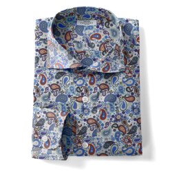 [TEXTA テクスタ] ペーズリープリント-ブルー #7904_写真3