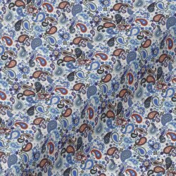 [TEXTA テクスタ] ペーズリープリント-ブルー #7904_写真1