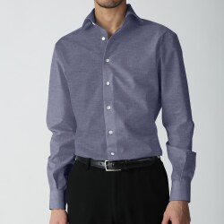 [ソメロス Somelos]  コットンフランネル-濃ブルー #7941_写真4