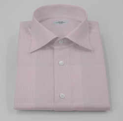 [トーマスゴールド] 140番双糸サウザンドストライプ-ピンク #80902_写真3