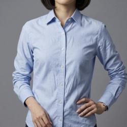 画像5[グランディ＆ルビネッリ] 綿65％麻35％ハケメ-サックス #8100