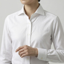 [アルビニ] 菱ドビー-ホワイト #818_写真5