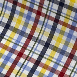 [ゲッツナー] マルチチェック-イエロー×レッド系 #8360_写真1