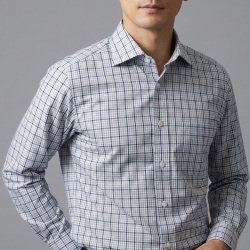 [ゲッツナー] チェック-ブルー×ベージュ系 #8362_写真4