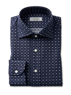 [ゲッツナー] スクエアドビーネイビーベース-ブルー×ネイビー-× #8365_写真3