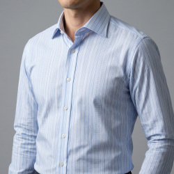 [ゲッツナー] ドビーストライプ-サックス #8369_写真4