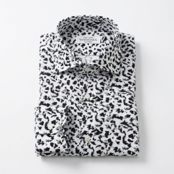 [ゲッツナー] プリント-ホワイト×ブラック #8372_3