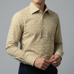 [ゲッツナー] プリント-ホワイト×ブラック #8375_4