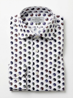 [ゲッツナー] プリント-ホワイト×ブラック #8377_3