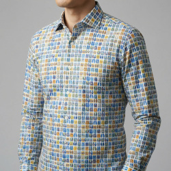 [ゲッツナー] プリント-ホワイト×ブラック #8378_4