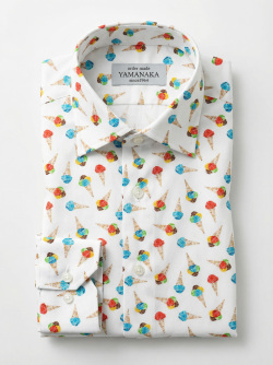 [ゲッツナー] プリント-ホワイト×ブラック #8382_3