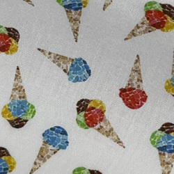 [ゲッツナー] プリント-ホワイト×ブラック #8382_1