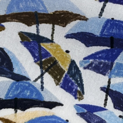 [ゲッツナー] プリント-ホワイト×ブラック #8384_1