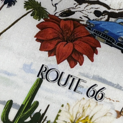 [ゲッツナー] プリント-ホワイト×ブラック #8385_1