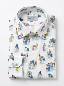 [ゲッツナー] プリント-ホワイト×ブラック #8386_3