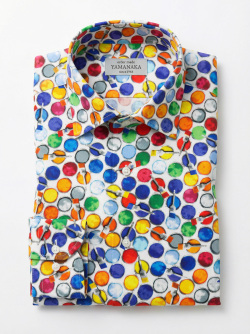 [ゲッツナー] プリント-ホワイト×ブラック #8388_3