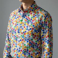 [ゲッツナー] プリント-ホワイト×ブラック #8388_4