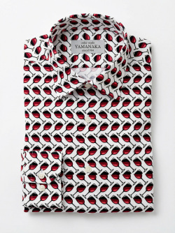 [ゲッツナー] プリント-ホワイト×ブラック #8389_3