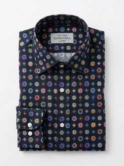 [ゲッツナー] プリント-ホワイト×ブラック #8391_3