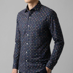 [ゲッツナー] プリント-ホワイト×ブラック #8391_4