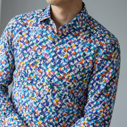 [ゲッツナー] プリント-ホワイト×ブラック #8392_4