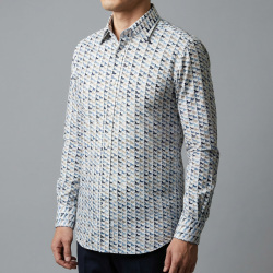 [ゲッツナー] プリント-ホワイト×ブラック #8393_4