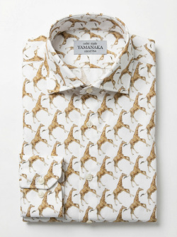 [ゲッツナー] プリント-ホワイト×ブラック #8394_3