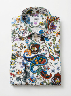 [ゲッツナー] プリント-ホワイト×ブラック #8395_3