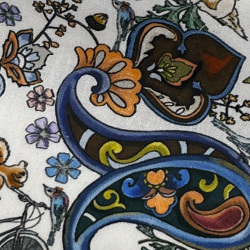 [ゲッツナー] プリント-ホワイト×ブラック #8395_1