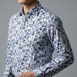 [ゲッツナー] プリント-ホワイト×ブラック #8396_4