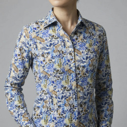 [ゲッツナー] プリント-ホワイト×ブラック #8397_5