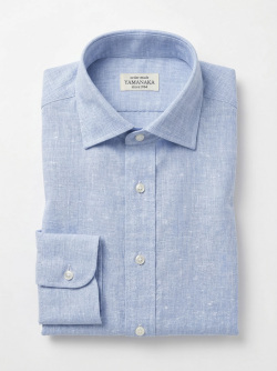 画像3 [バセッティ] 麻リネン-ライトブルー #8408