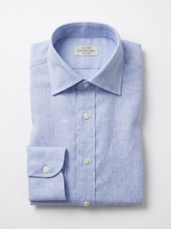 画像3 [バセッティ] 麻リネン-サックス #8409