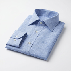 画像3 [バセッティ] 麻リネン-ブルー #8410