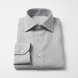 画像3 [バセッティ] 麻リネン-シルバー #8414