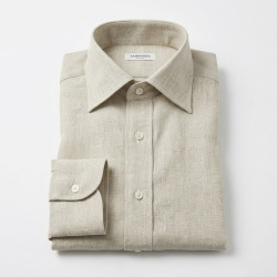 画像3 [バセッティ] 麻リネン-ベージュ #8415