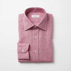 画像3 [バセッティ] 麻リネン-濃ピンク #8418