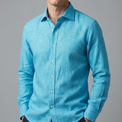 画像4 [バセッティ] 麻リネン-ミント #8419