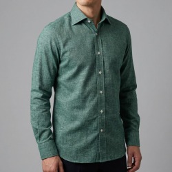 画像4 [バセッティ] 麻リネン-グリーン #8421