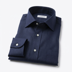 画像3 [バセッティ] 麻リネン-ダークネイビー #8427