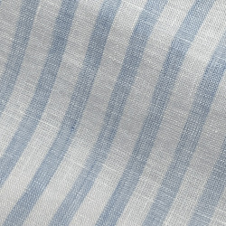 画像1 [バセッティ] 麻リネンストライプ-ライトブルー #8428